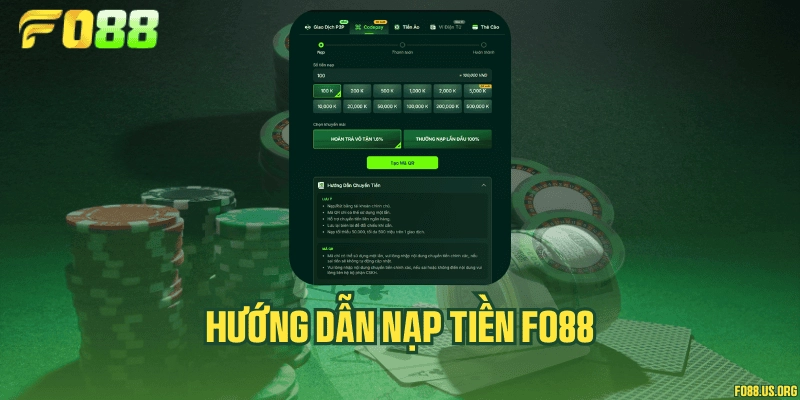 Nạp tiền Fo88