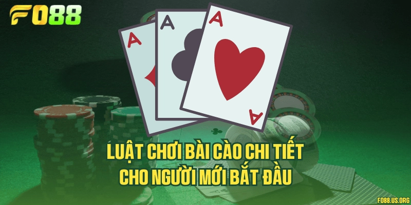 Luật chơi bài cào chi tiết cho người mới bắt đầu
